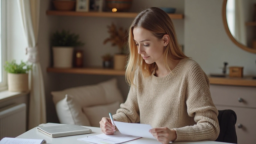 Kalender och budgetplanering för månad
